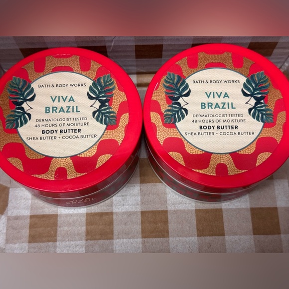 NEW B&BW (2) Viva Brazil Body Butter 6.5 oz each, 48 hour moisture - Picture 2 of 5